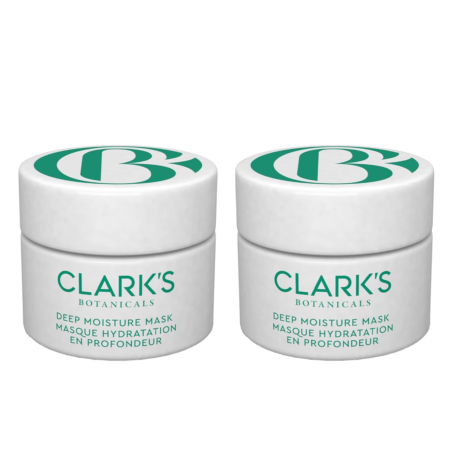 Clark’s Botanicals Deep Moisture Mask, Targets Dryness, Redness, Stimulates Collagen, 2-in-1 Moisturizer & Mask (1.7 Fl Oz (Pack of 2))