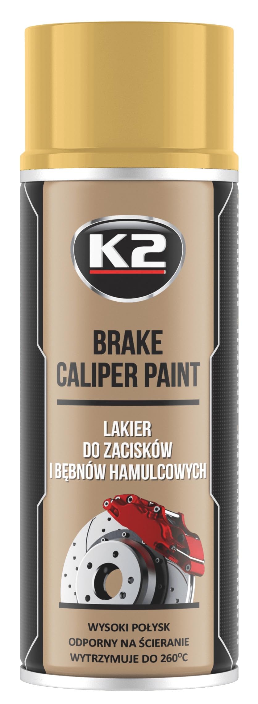 K2 Peinture pour étrier de frein doré L346ZL