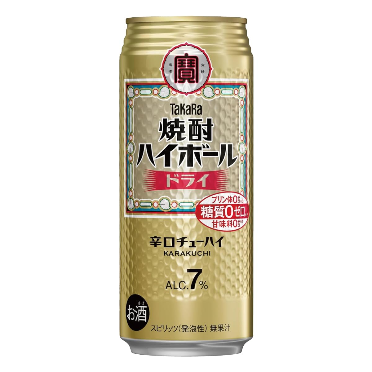 宝焼酎 宝 焼酎ハイボール ＜ドライ＞ 下町缶 500ML × 24缶