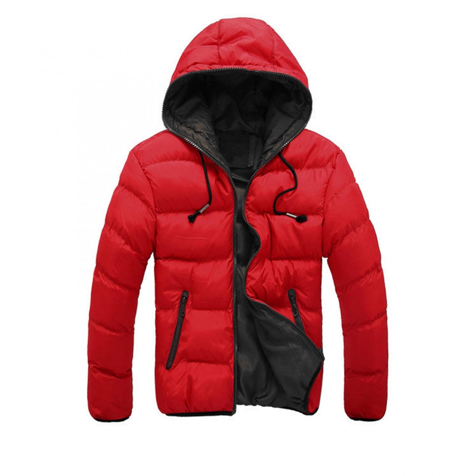Lightweight Jacket Colour Block Puffer Jacket Mens Nc Mens Hooded