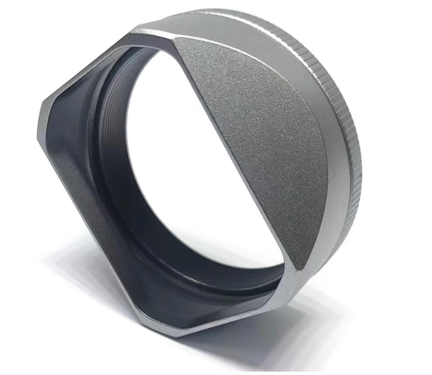 NEW Front Lens Hood Shade Silver Compatible with Fuji Fujifilm X100 VI X100VI