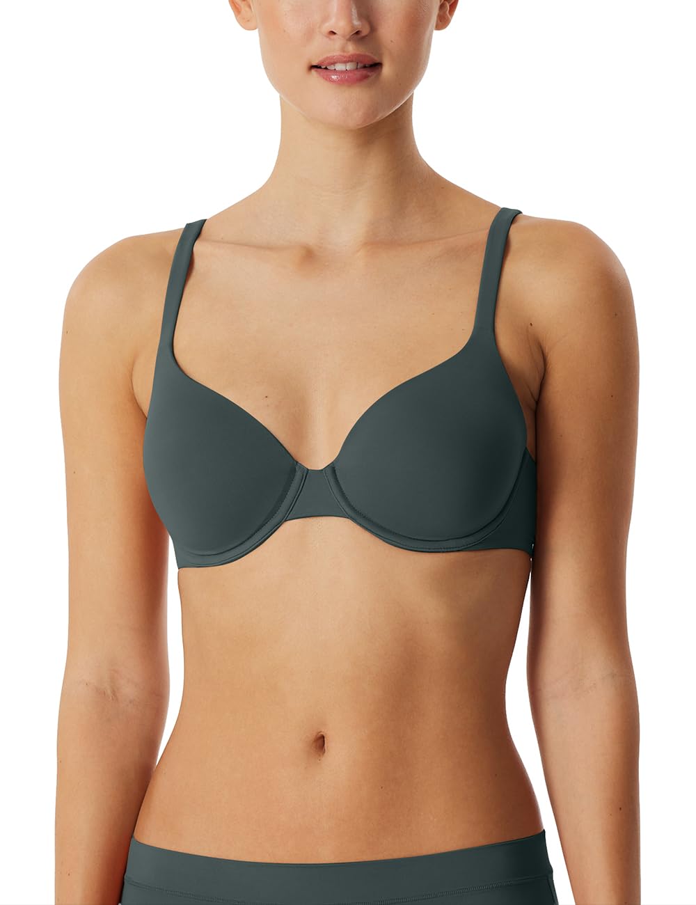 Schiesser Damen Damen BH mit Schale mit Weichem Unique Micro BH