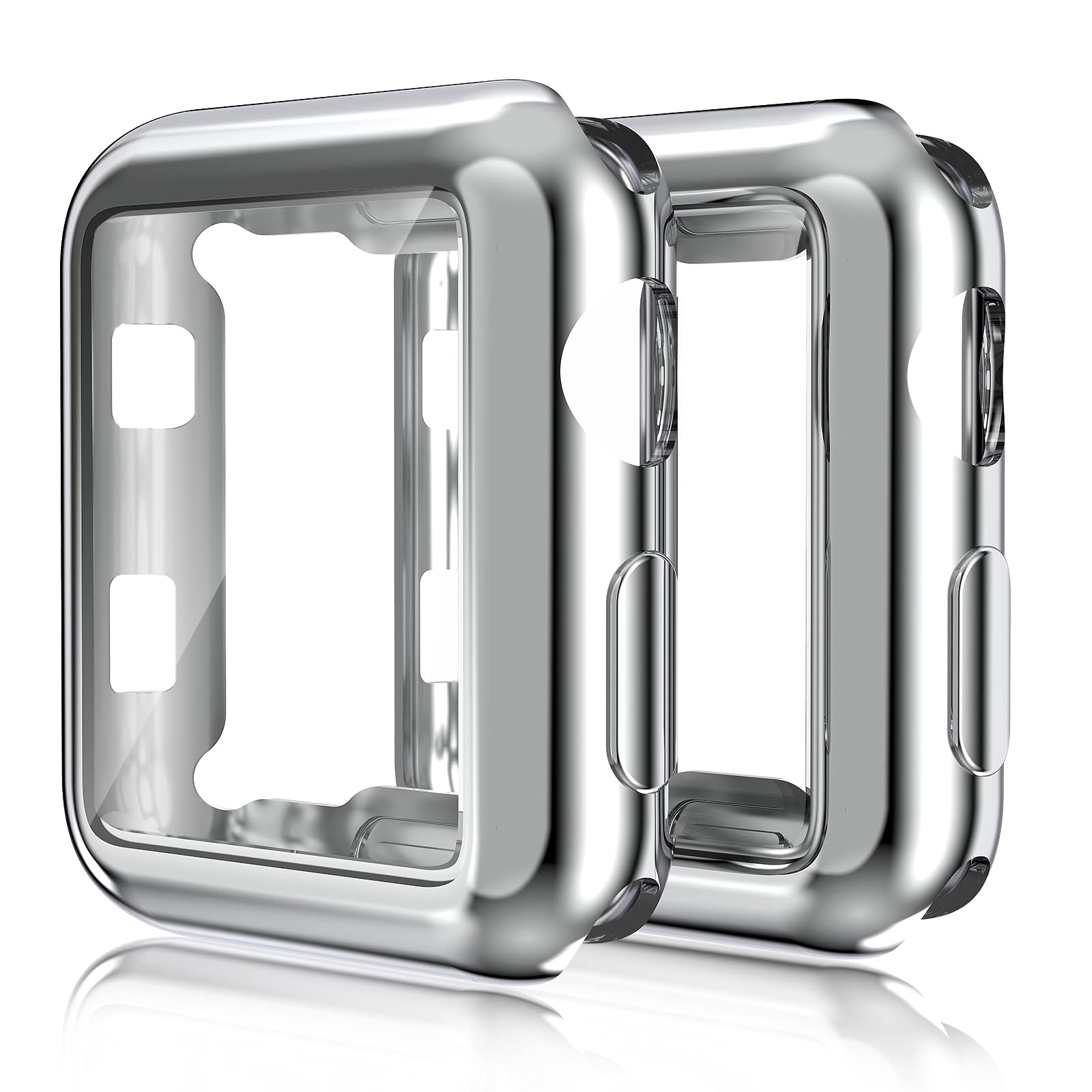 MITERV Case for 2022 New Apple Watch Ultra Screen Protector 49mm iWatch Overall Protective Case TPU HD Clear Ultra-Thin Cover for 49mm Apple Watch 2