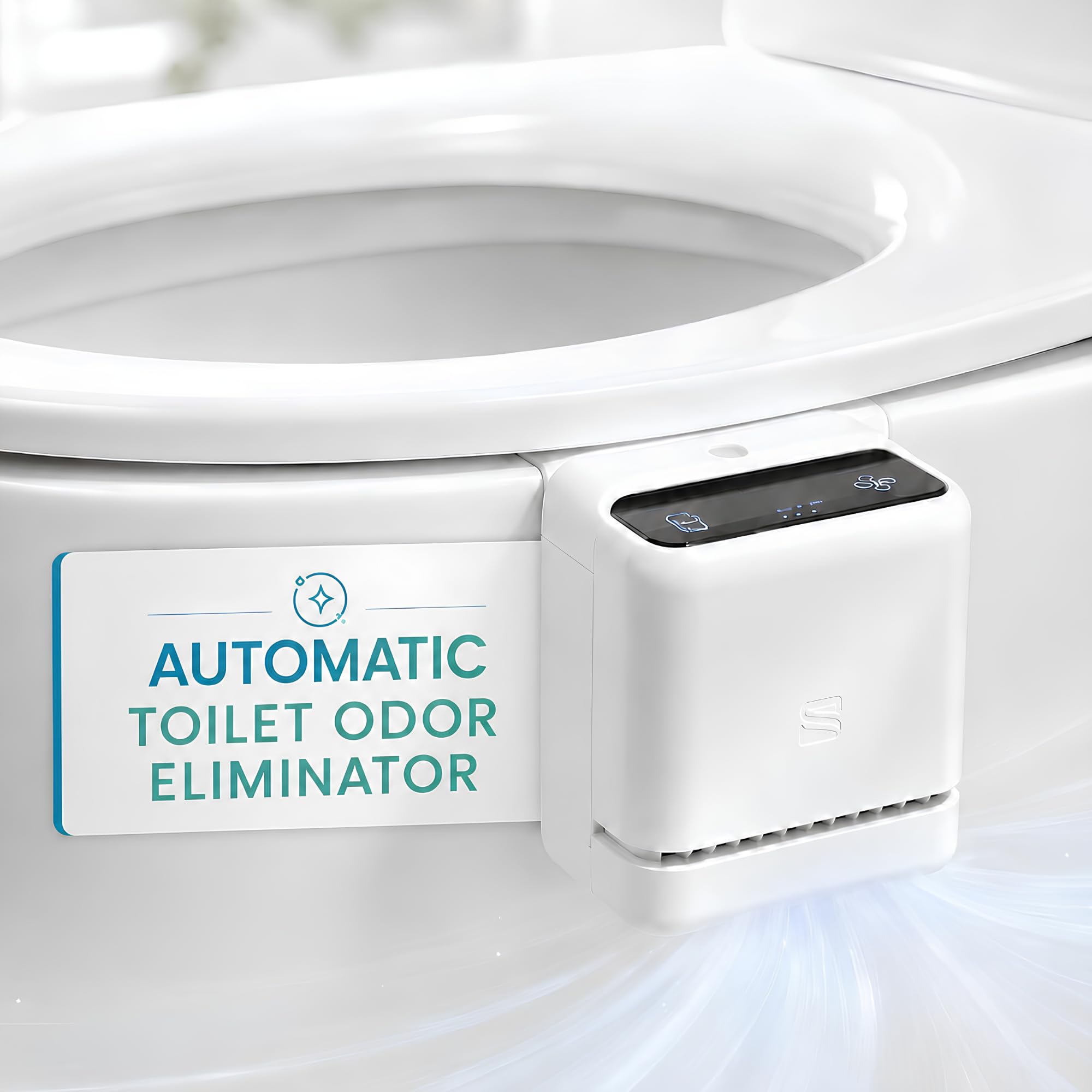 Bellaria AirCube Rechargeable Automatic Toilet Odor Eliminator