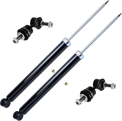 Miniatura 39 de Detroit Axle - Amortiguadores traseros para Chevrolet Equinox GMC Terrain Pontiac Torrent Saturn Vue Suzuki XL-7, 2 Amortiguadores traseros