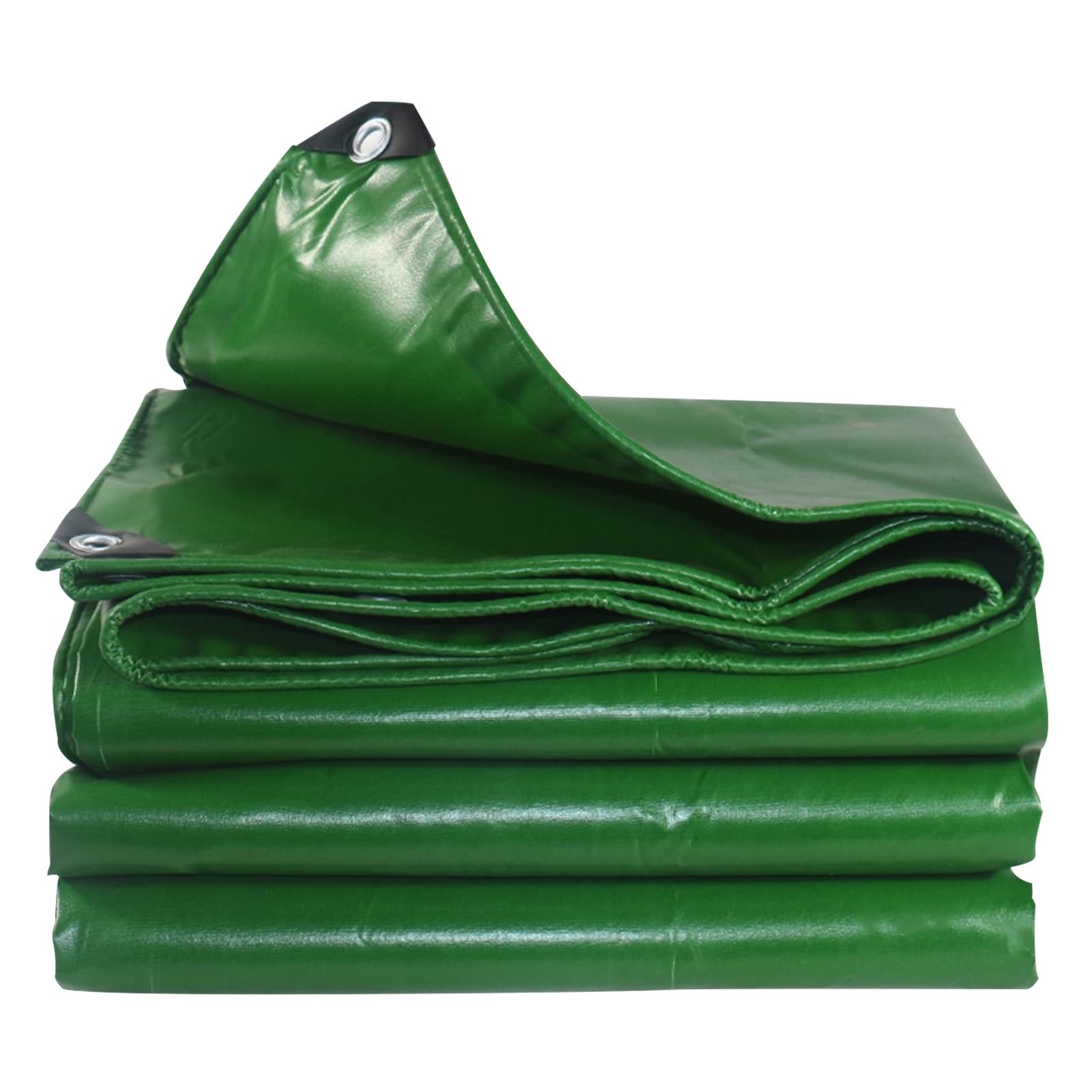 Lona verde impermeable multipropósito en varias medidas para protección exterior