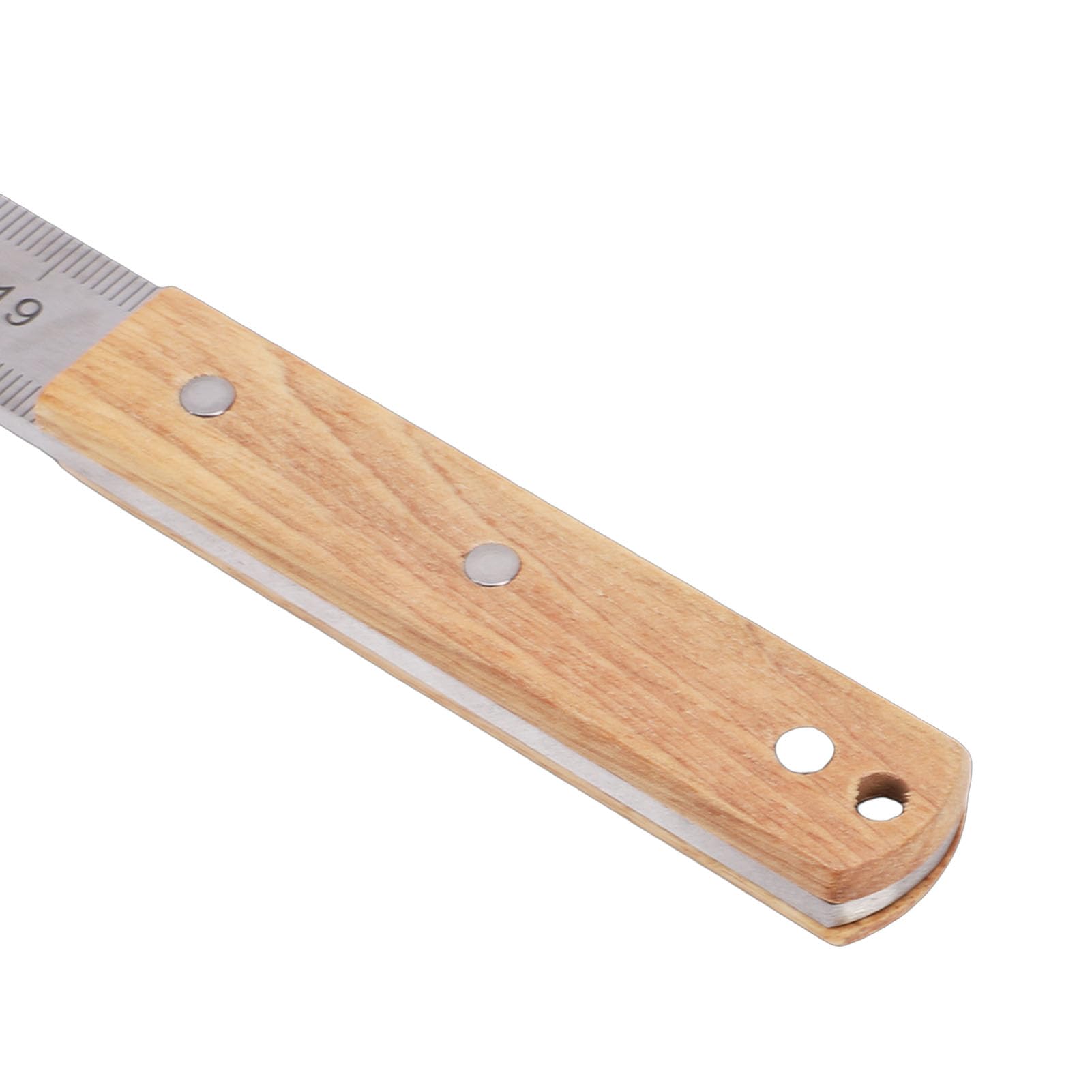 Righello di Precisione per Meccanici, Strumento di Misurazione Robusto in Acciaio Inossidabile, 49 Cm (19 pollici), con Marcature Incise e Rompivetro di Emergenza, Ideale