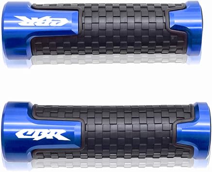 7/8" 22mm Motorcycle Handlebar Grip for Honda CBR60F CBR125R CBR150R CBR250R CBR400 NC23 NC29 CBR600 F2 F3 F4 F4i CBR600RR CBR900RR CBR954RR CBR1000RR Blue