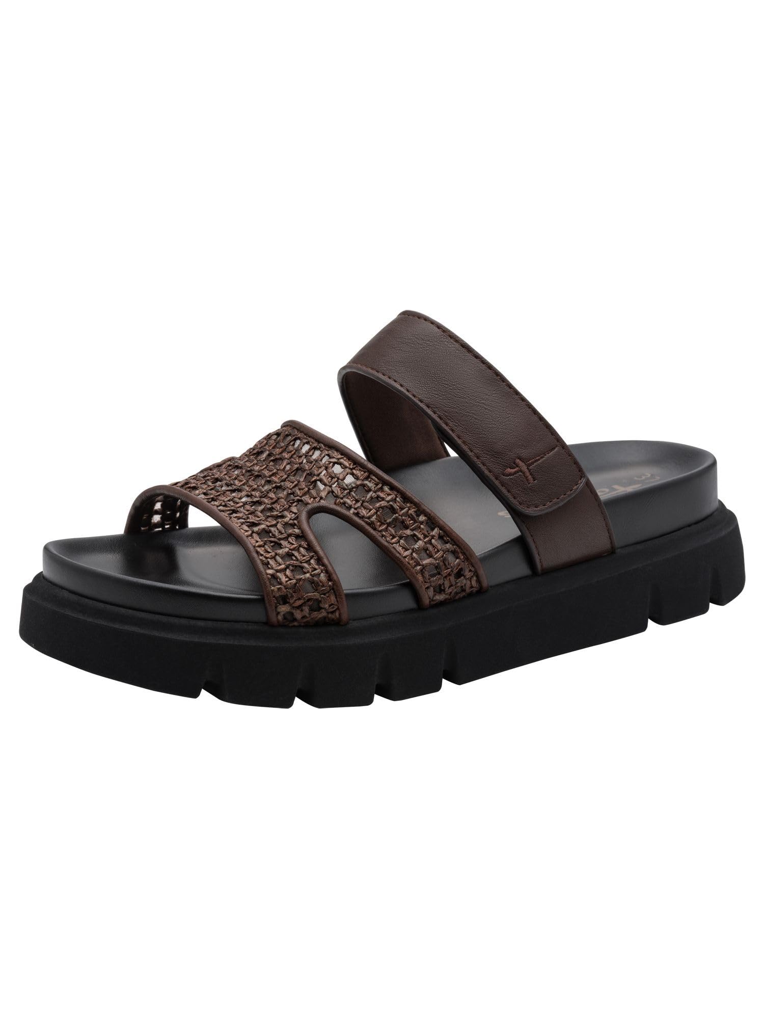Tamaris Women's mule with wedge heel brown 7.5 UK