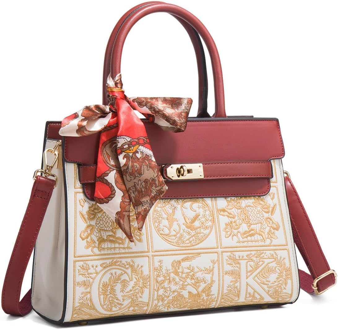 WTQZFRNSB Tote bag mother bag wedding bag handbag slung bag(Brown)/13247(Red)