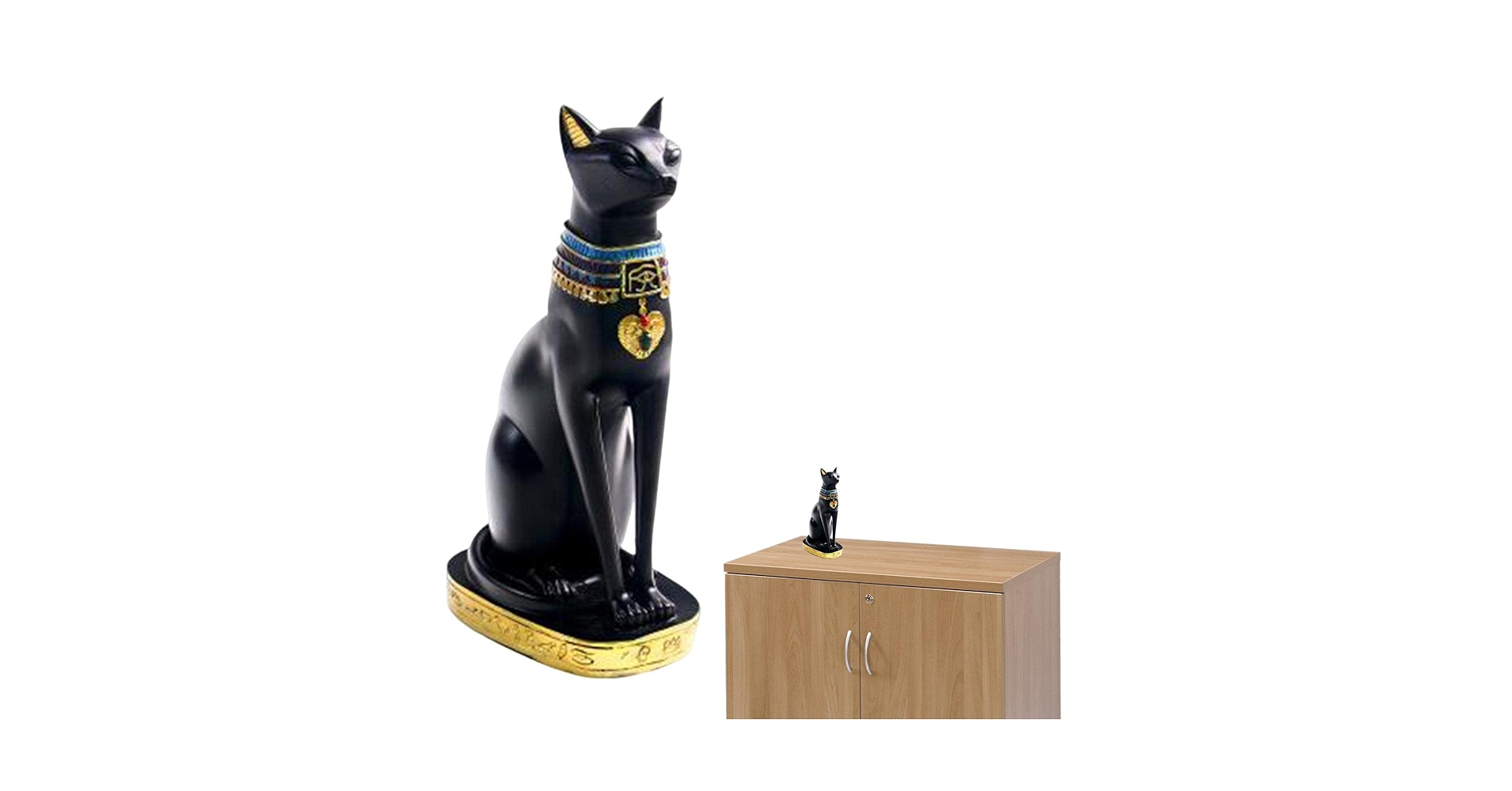 Amazon.co.jp: エジプトの猫の像,写真 エジプトの装飾猫エジプト