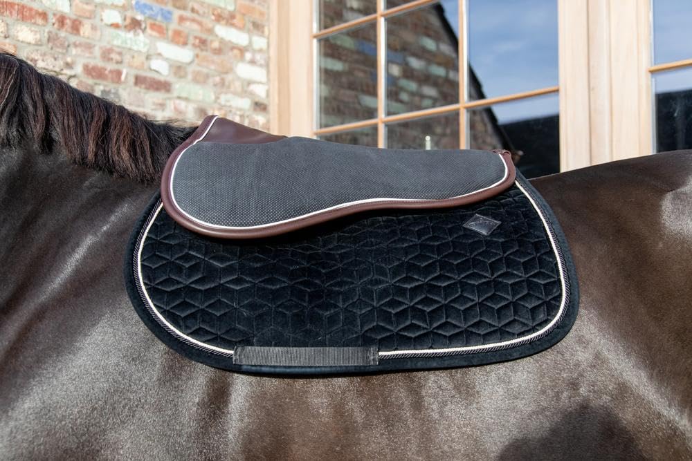 Kentucky Tapis de Selle Absorb - taille One size - noir-blanc-marron