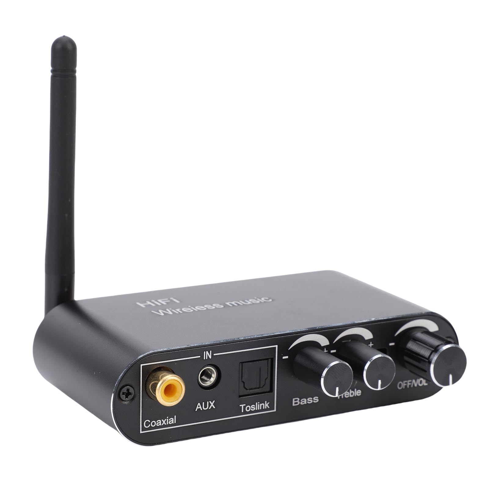 SENECESLI Convertidor de Audio Digital a Analógico con Transmisor Receptor Bluetooth 5.1 DAC Adaptador de Audio Coaxial Digital óptico a de 3,5 Mm para Altavoces Estéreo Audio en el
