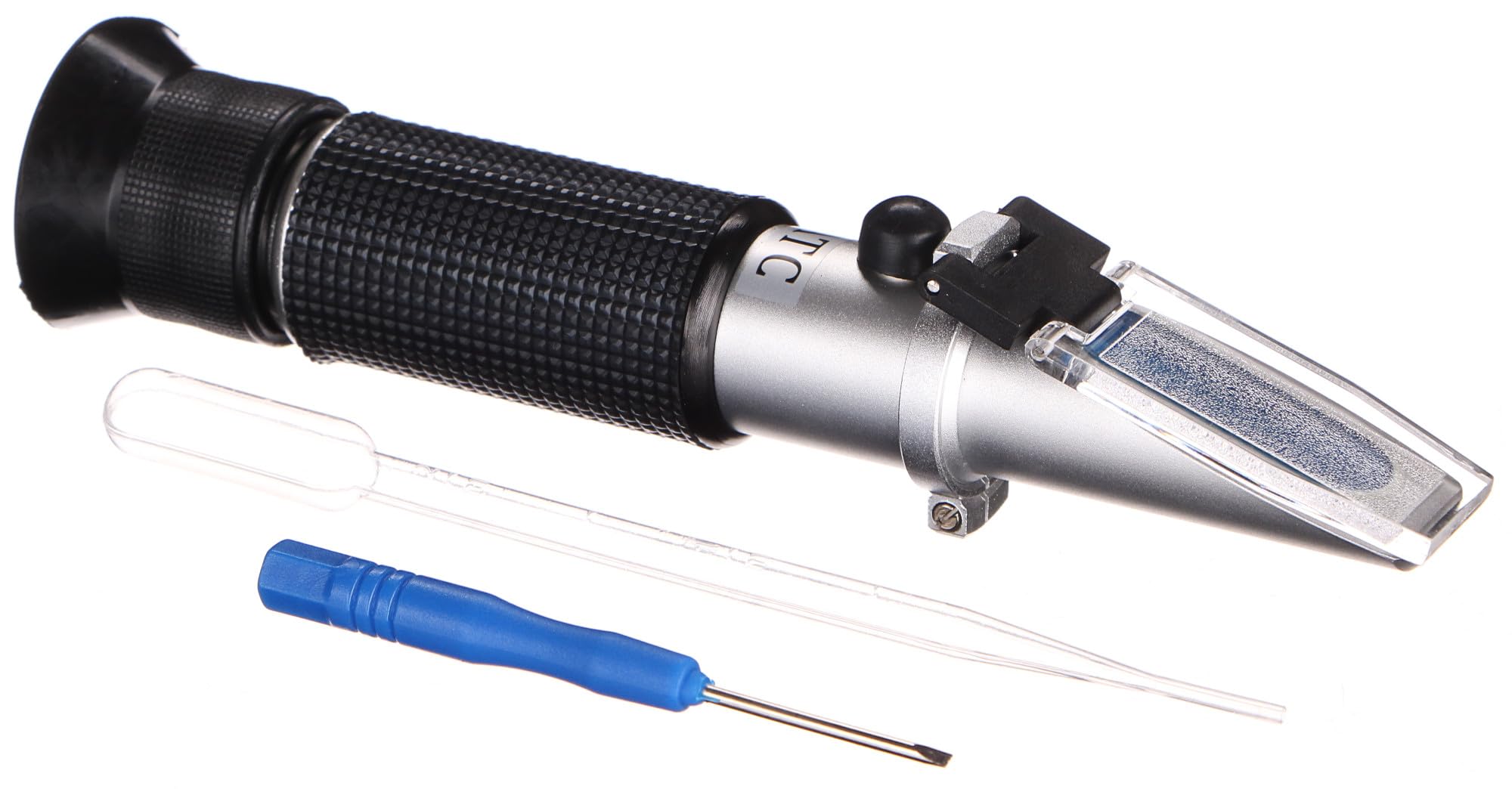 Imker Honig Refraktometer AT 25 | ATC Refraktometer | Automatische Temperaturkompensation | Wassergehalt im Honig im Bereich von 13-25%