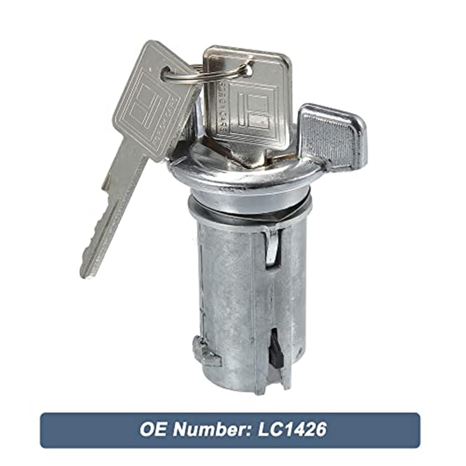 1 zestaw LC1426 Zamek rozrusznika zapłonu samochodu Cylinder z kluczami, do Jeepa, do Wranglera 1987-1995, do Jeepa, CJ7 1977-1987 Blokada stacyjki samochodowej