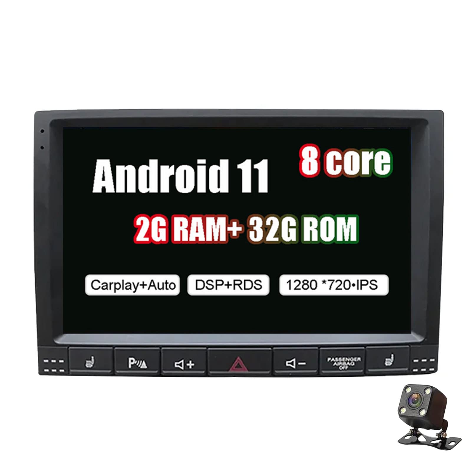 Autoradio Android Touareg résout les problèmes de navigation obsolète avec son écran 9" WiFi