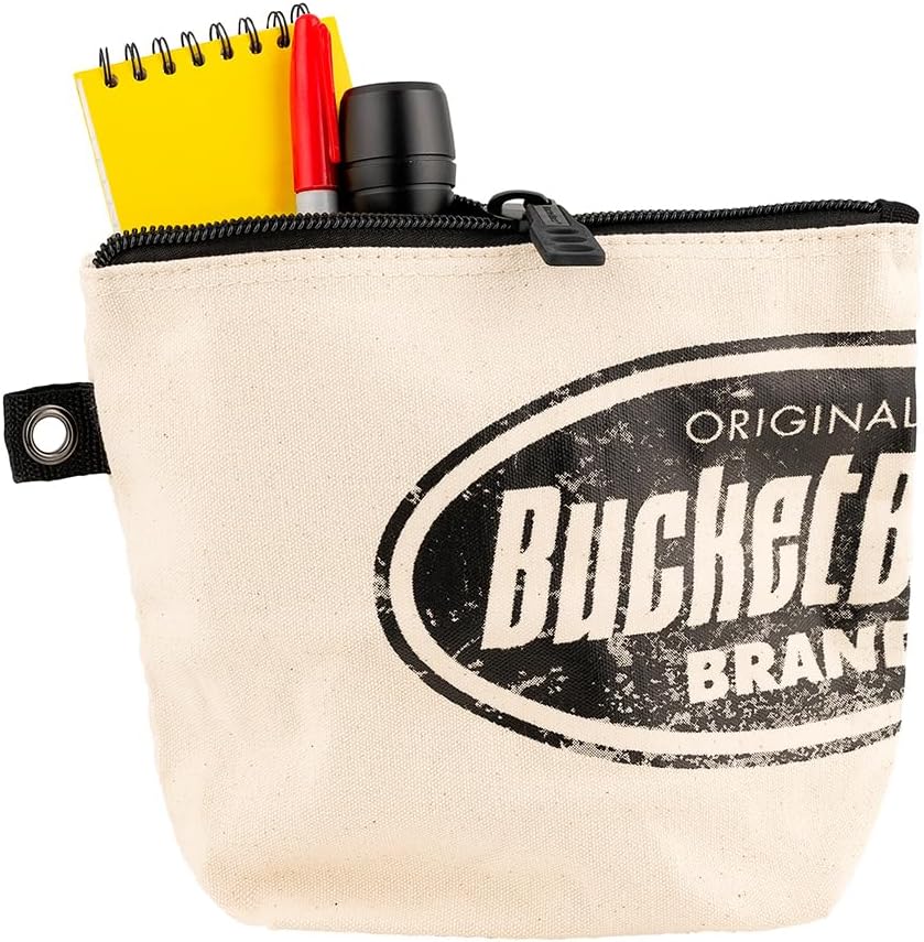 Bucket Boss Canvas Document Bag in Tan, 25100