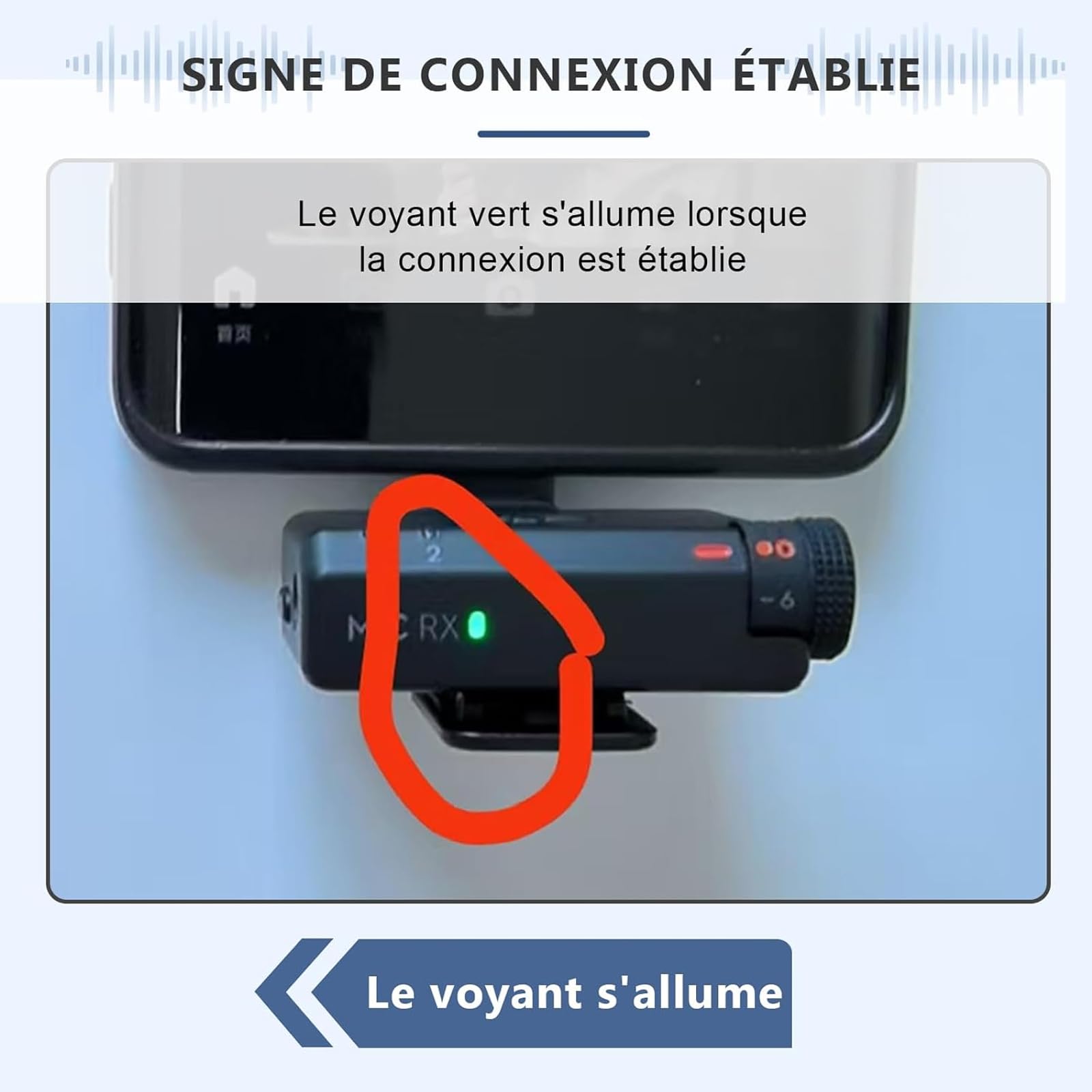 Adaptateur pour DJI Mic Mini Type-C