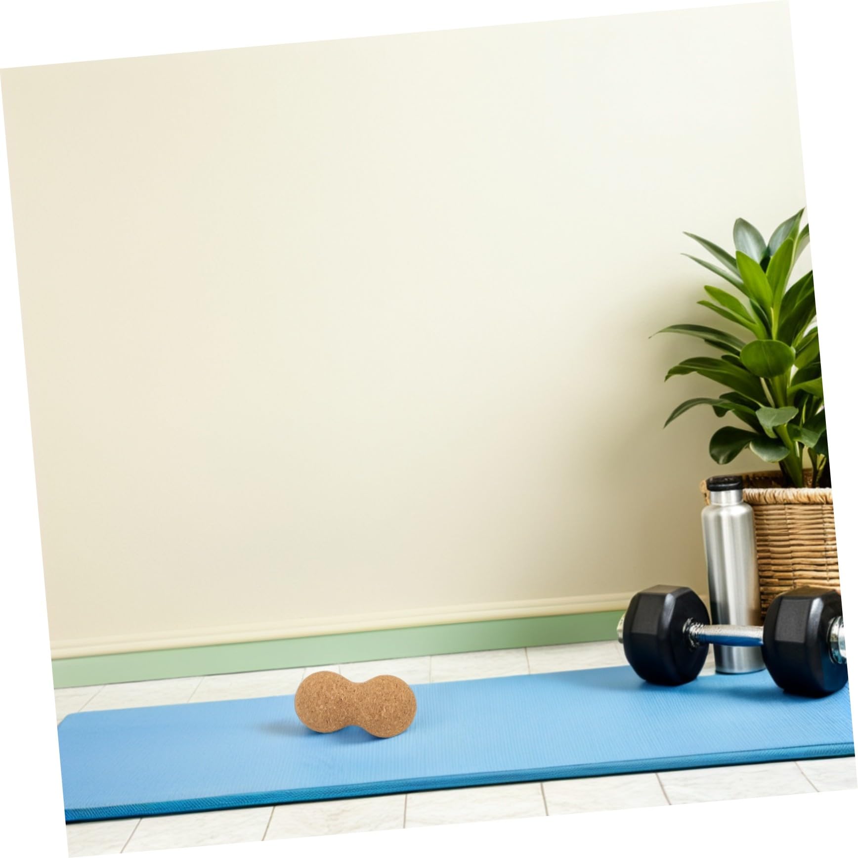2piezas Bola de Fascia de Corcho para Masaje de Espalda Cuello y Pies Herramienta de Recuperación Muscular Bolas de Masaje de Yoga para Relajación de Profundo Unidades