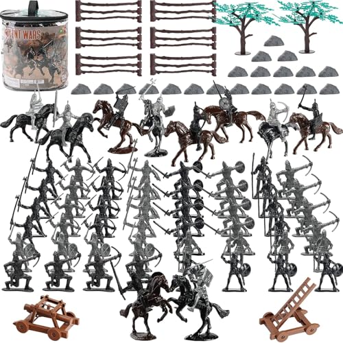 Amor Present Medieval Knights Toys, Knight Action Figurines for Kids