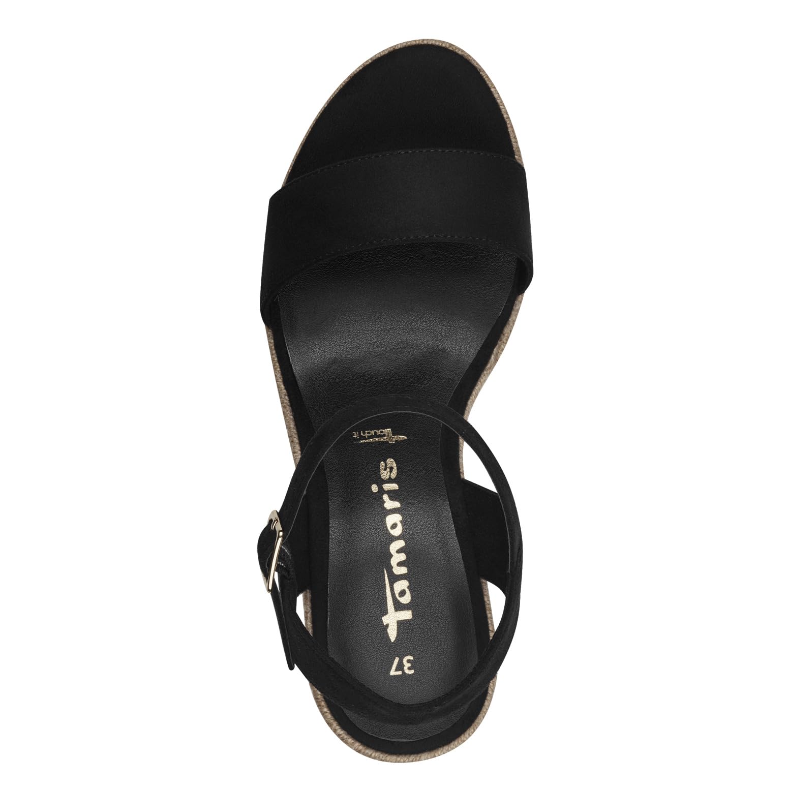 Tamaris sandale femme à talon compensé