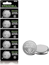 CPANCELL 5 x CR1225 3V High Capacity Lithium Batteries