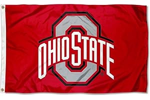 Ohio State Buckeyes Polyester Outdoor 3x5 Grommet Banner Flag