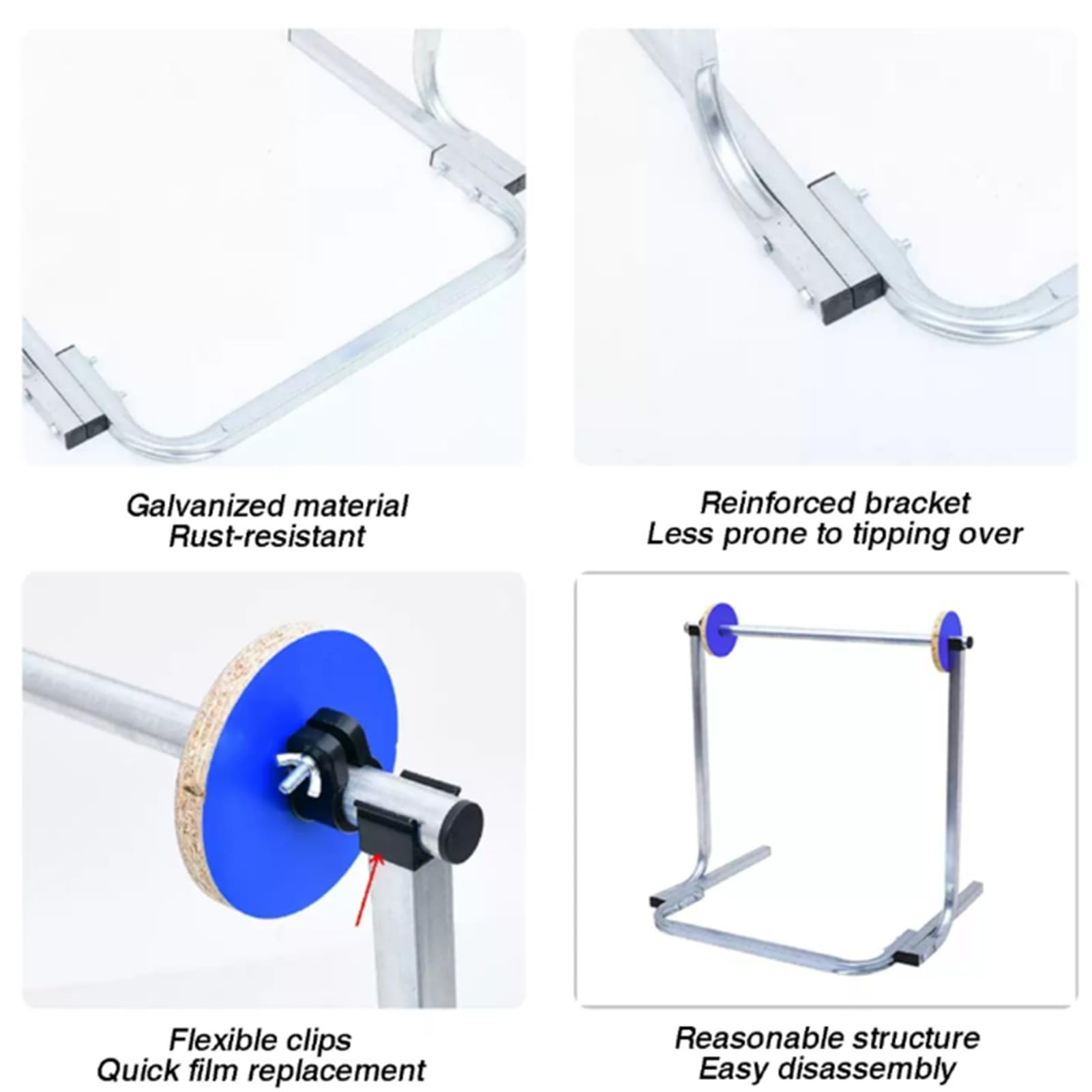 Dispenser For Rotoli Di Pluriball, Pellicola Estensibile Da Tavolo | Con facile sostituzione, capacità di carico di 50 kg for rotoli di schiuma EPE in cotone perlato(Width 40cm)