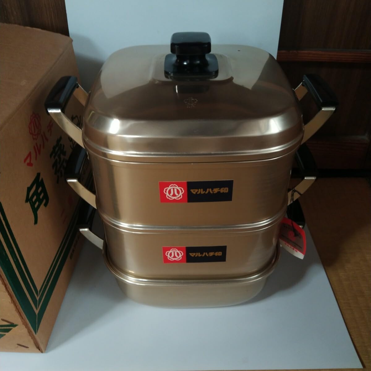 VitaCraft ステンレス 両手鍋 No.5503 ガス火用 蒸し器付き