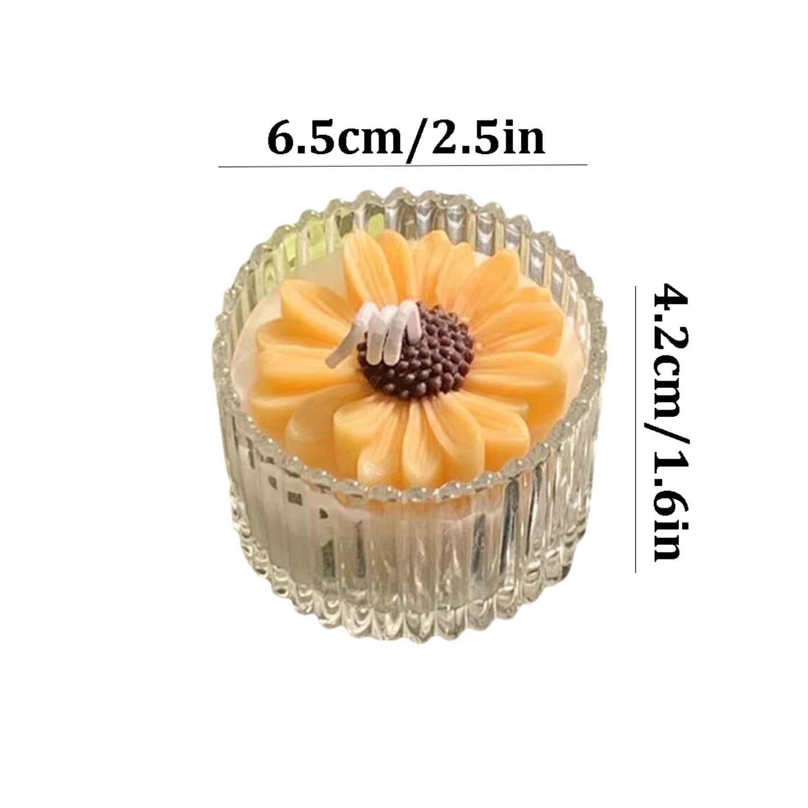 Compacto Velas de vidrio Velas en tarro reutilizables modernas Vela de soja natural de larga duración for vacaciones en casa Relajación y spa no es picante(Weiß)