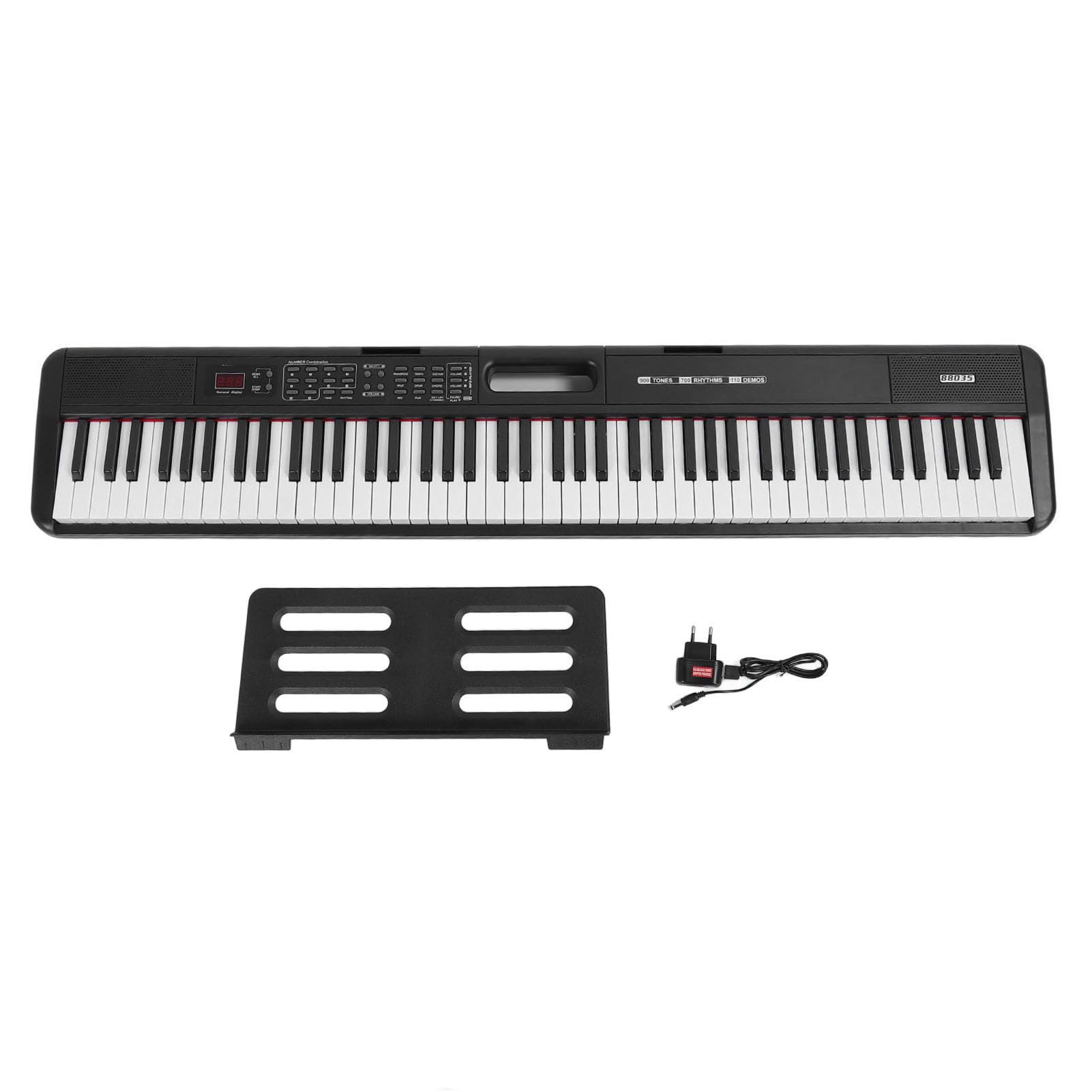 Set di Tastiere Elettriche, Tastiera di Pianoforte Multifunzionale per lo Studio e l'insegnamento Individuale (Spina europea)