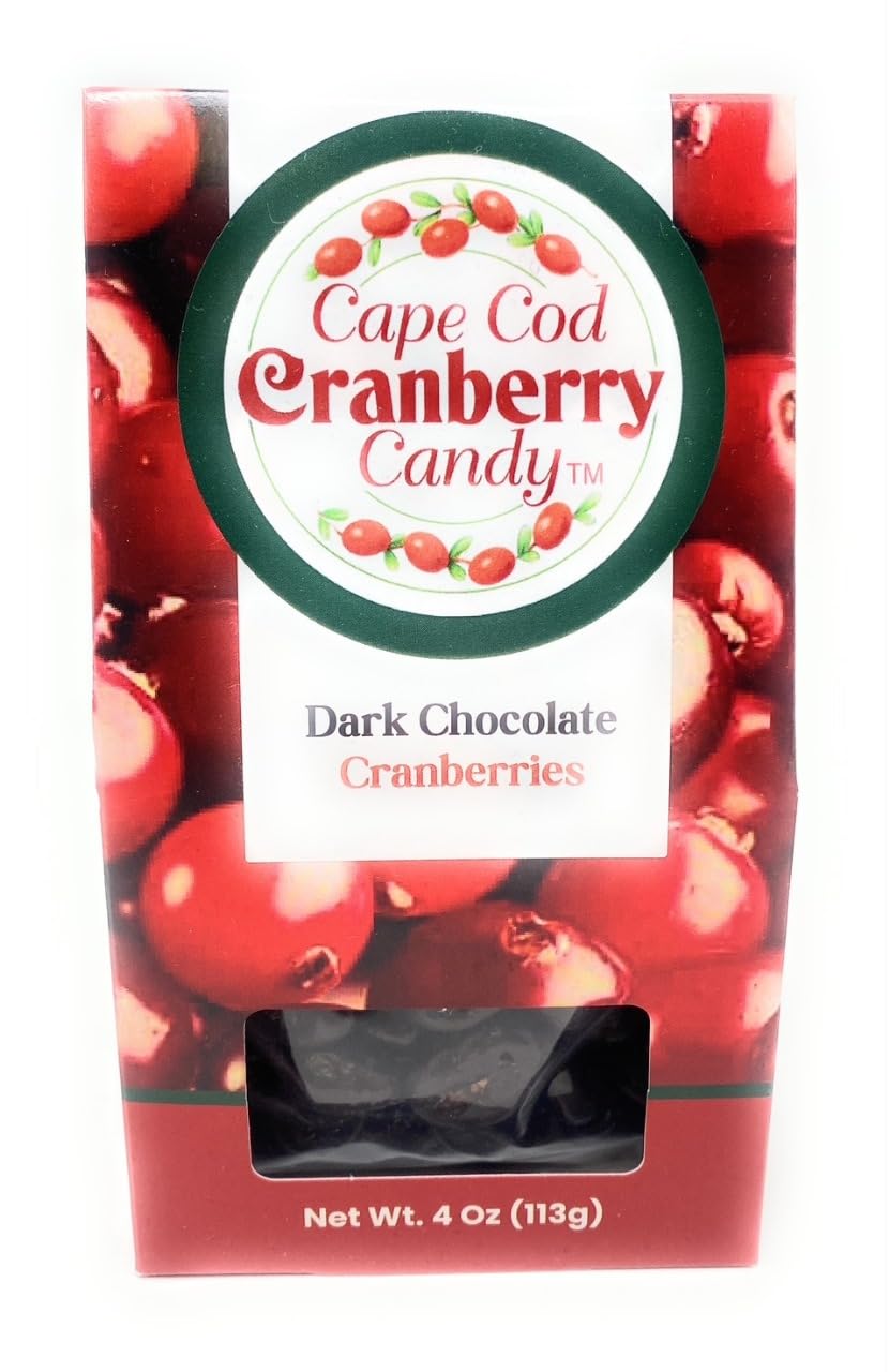 Dark Chocolate Covered Cranberries, 4 OZ