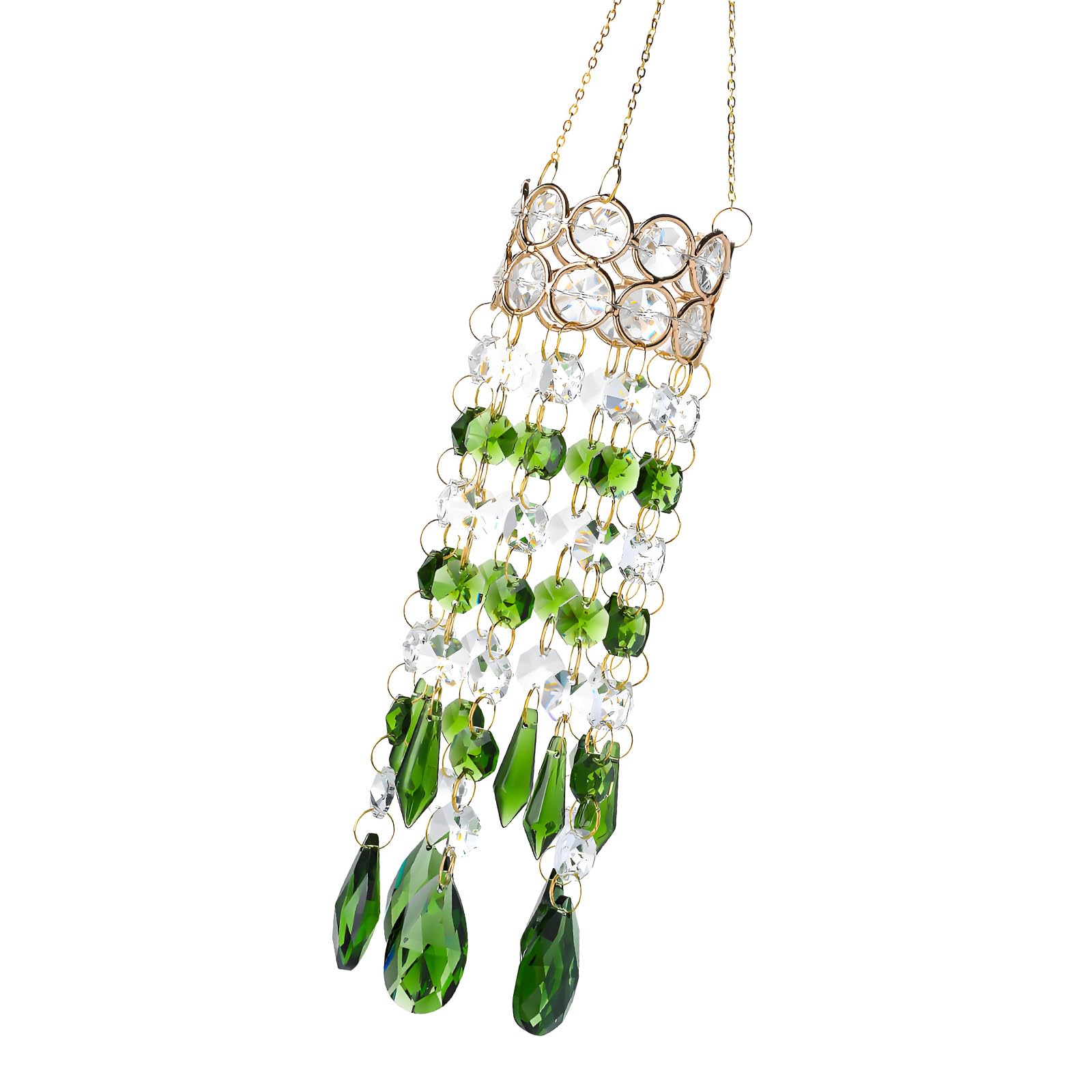 Crystal Wind Chimes Suns Catcher Prisms Pendant Wind Chimes Rainbows Hanging Drops Home Garden Windchime Home Garden Windchime