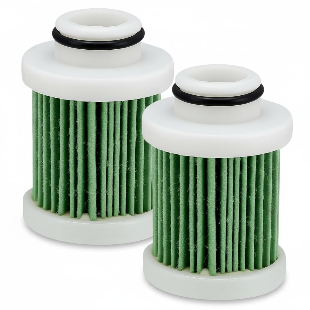 2 PCS 6D8-WS24A-00 Outboard Fuel Filter for Yamaha 4-Stroke 25-115 HP