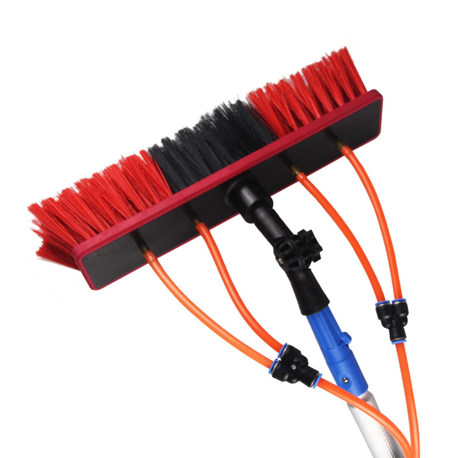 Aioneer Photovoltaic Cleaner Window Cleaning Pole Water Fed Telescopic Brush, 3-12M Window Cleaning Pole Brush Window And Solar Panel Cleaning System Windows Cleaning Trucks Wate-10m/32.8ft