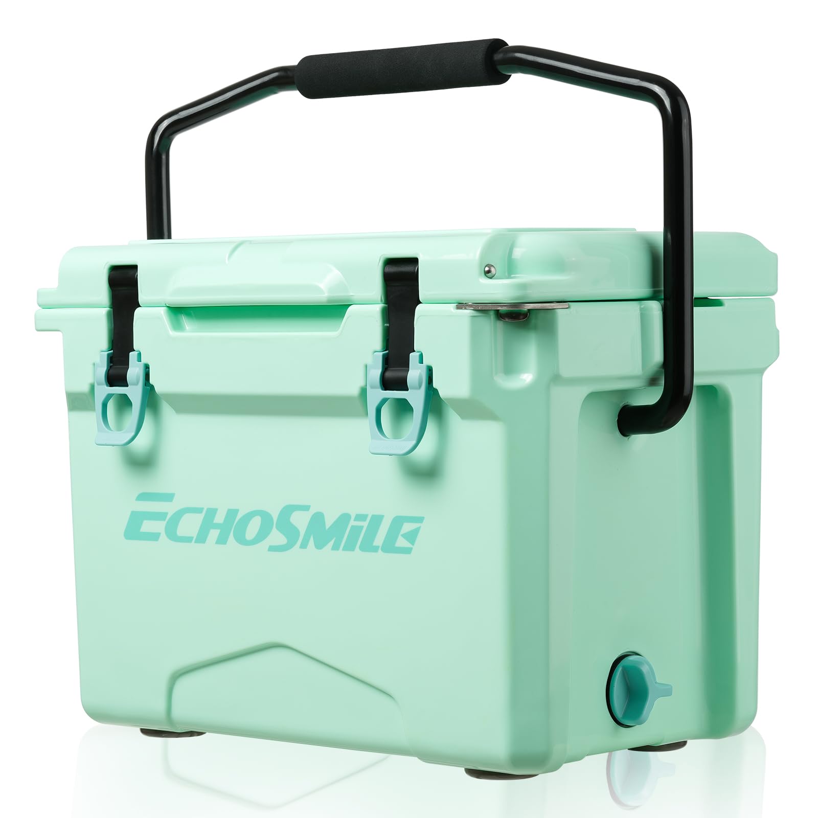 EchoSmile 25 Quart Rotomolded Hard Cooler Mint Green