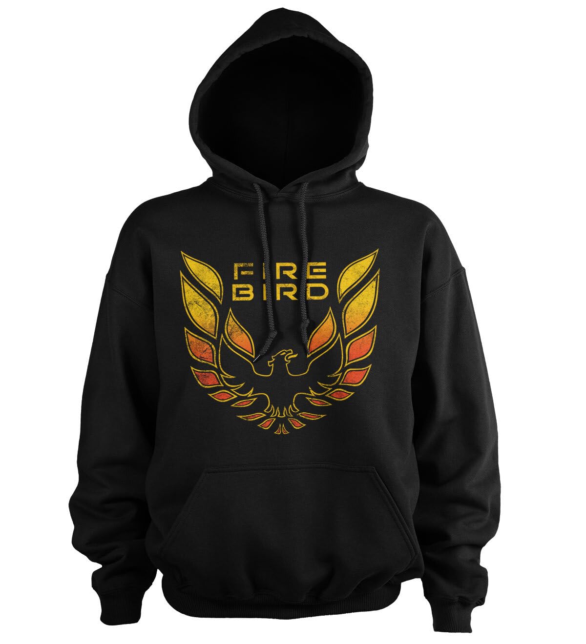 Pontiac Officially Licensed Firebird Logo Hoodie (Black), X-Large