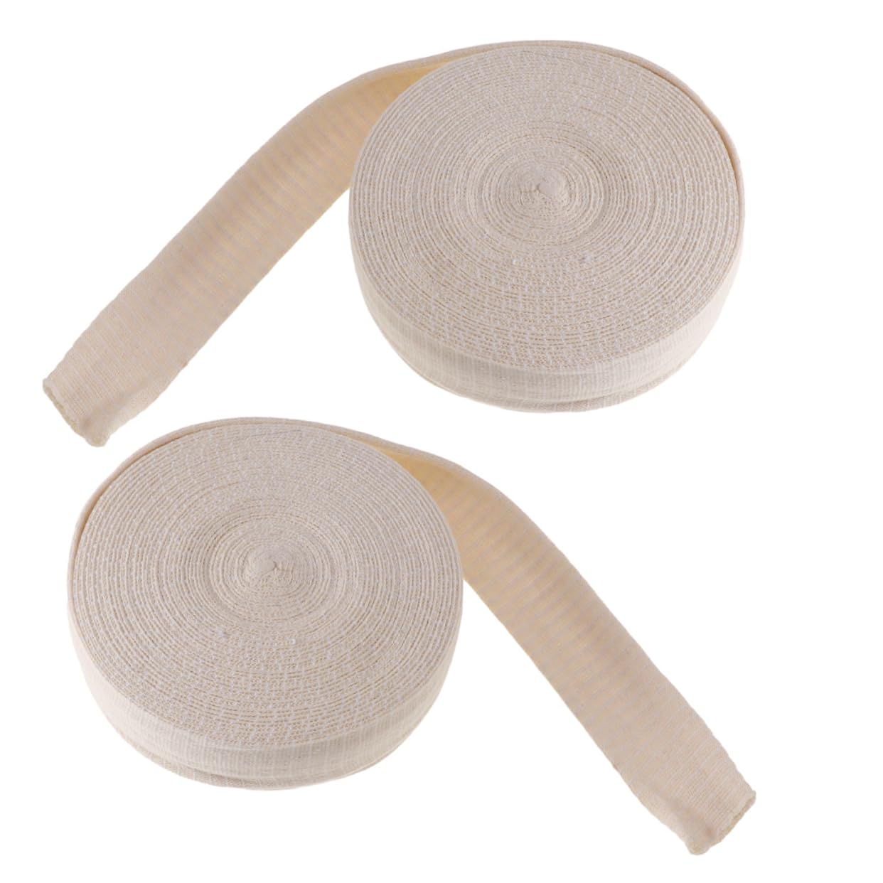 COOLHIYA 2 Rolls Tubular Bandage Tubular Bandage Plaster Cotton Bandage Support Bandage Stockinette Stockinette Tubing for Legs Liner Spandex