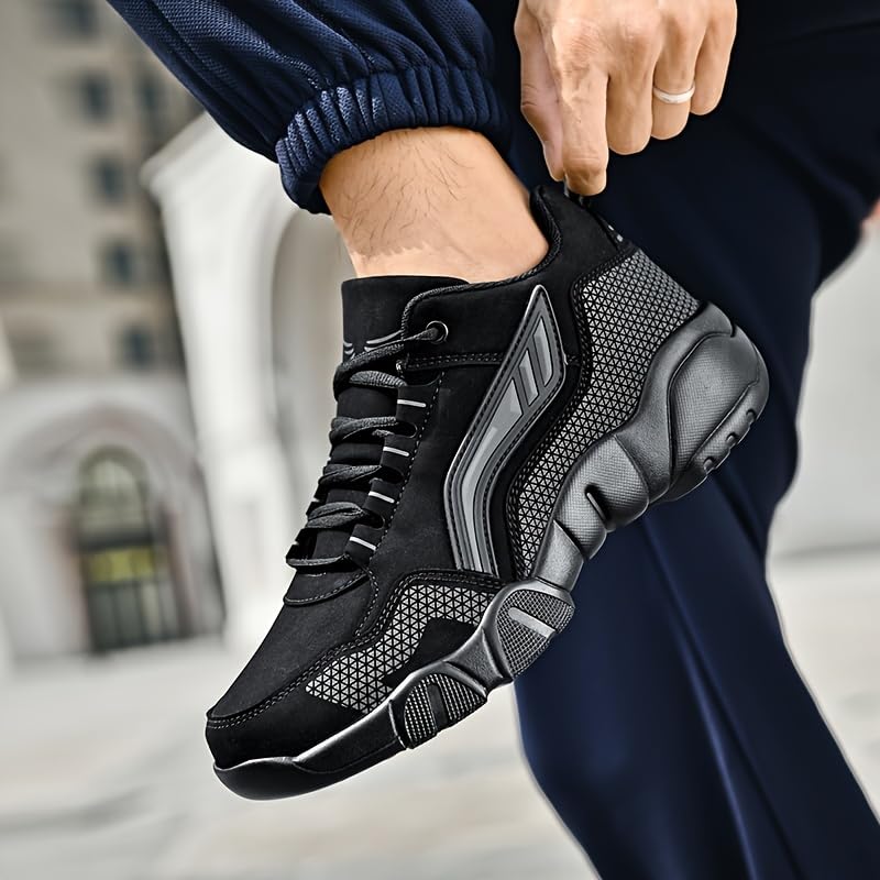 Men's Casual Sports Shoes, with Anti-Slip Rubber Sole, Low-top lace-up Design, Comfortable Basketball Shoes3