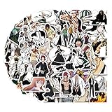 50Pcs Cartoon Bleach Waterproof Stickers for Laptop Cellphone Water Bottle Skateboard Luggage Car...