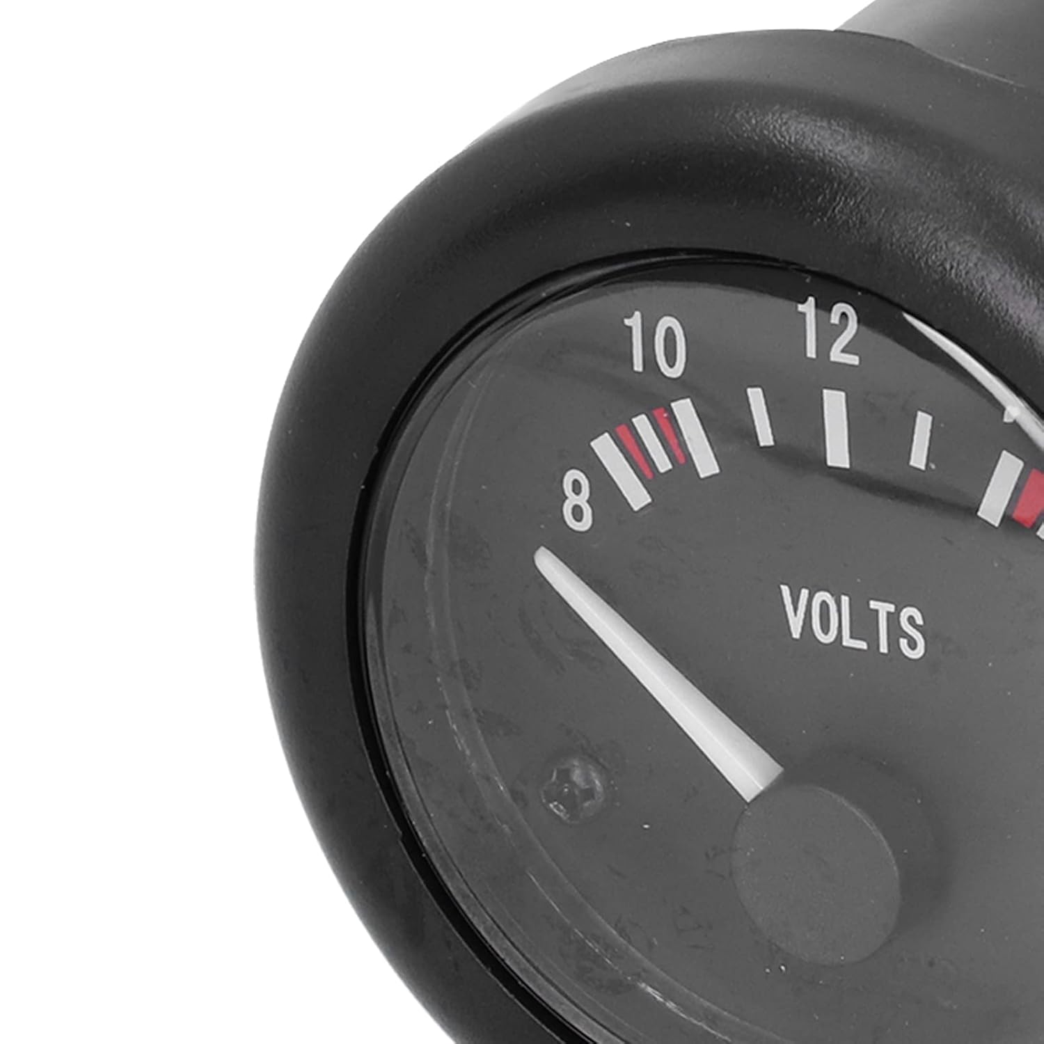 Aramox Universal ABS & Copper Marine Voltage Gauge, Voltage Meter Boat