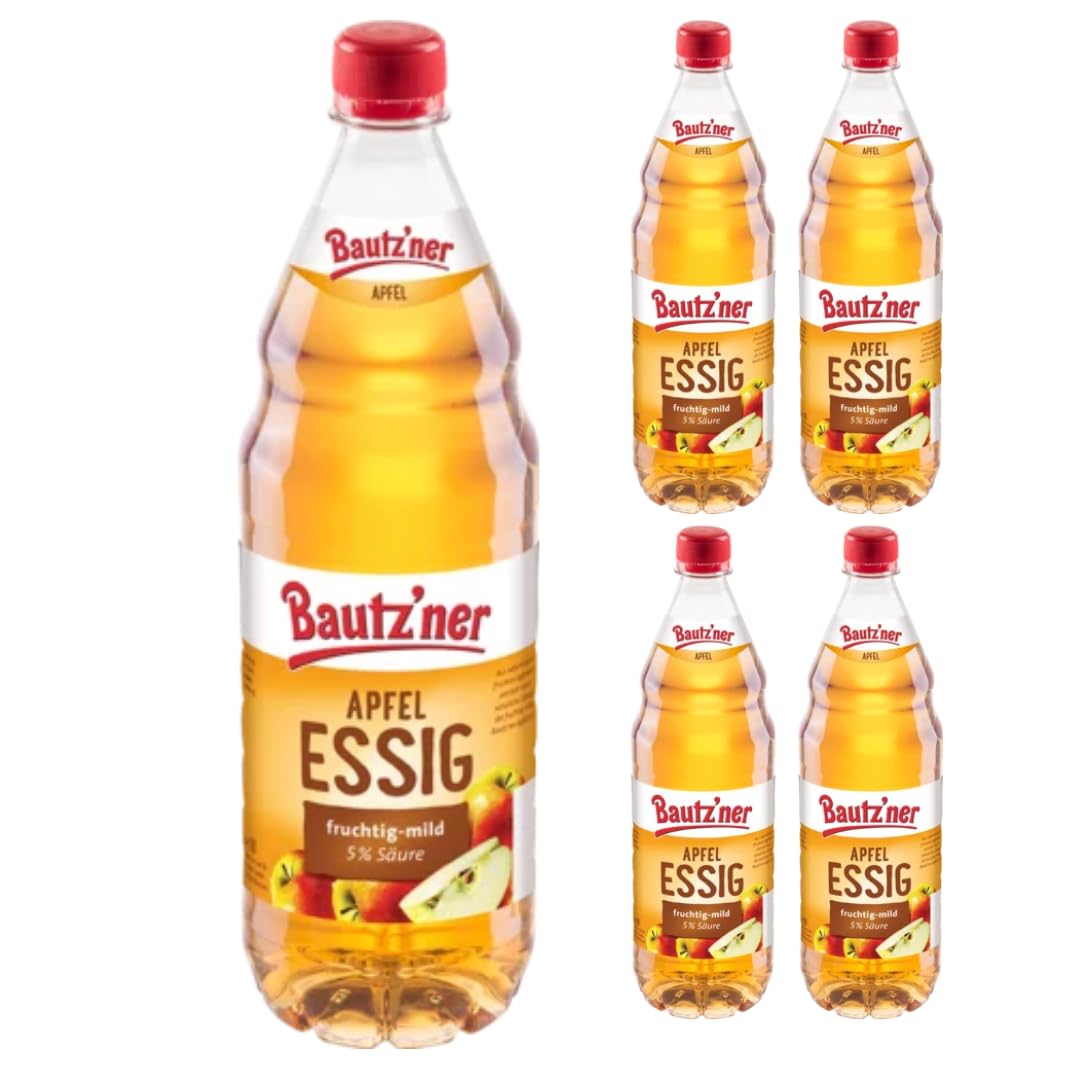 Vinagre de sidra de manzana (1000 ml, 5 unidades)