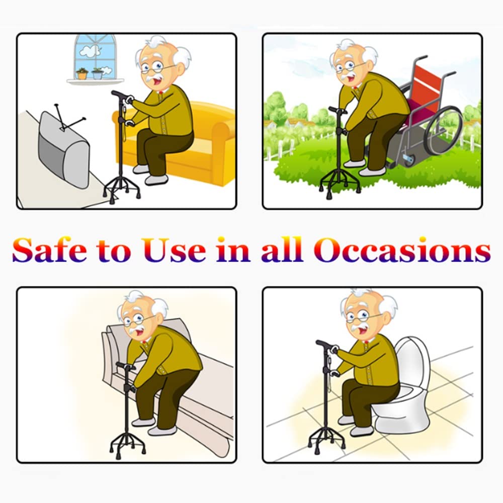 Kule dla osób starszych,Ergonomiczny uchwyt,Comfort Soft,Kule na przedramiona Antypoślizgowe gumowe nóżki,Poprawia bezpieczny chwyt,Prezenty dla rodziców i matek To bardzo miłe z twojej strony