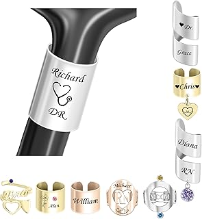 Personalized Stethoscope Tag Custom Name Stethoscope Id Tag Stethoscope Name Tags Charms for Nurses Medical Accessories Nurses Doctors Id for Work (Style 9)