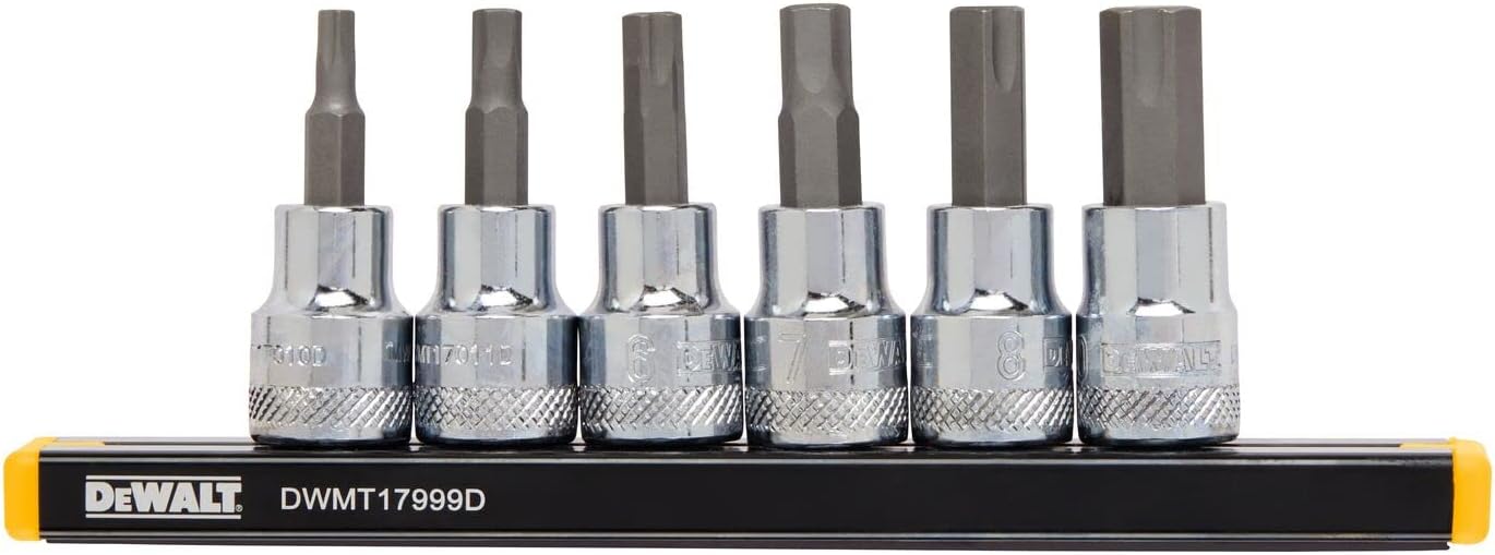 DEWALT3/8 Drive, MM HEX Socket Set, 6PC (DWMT17001)