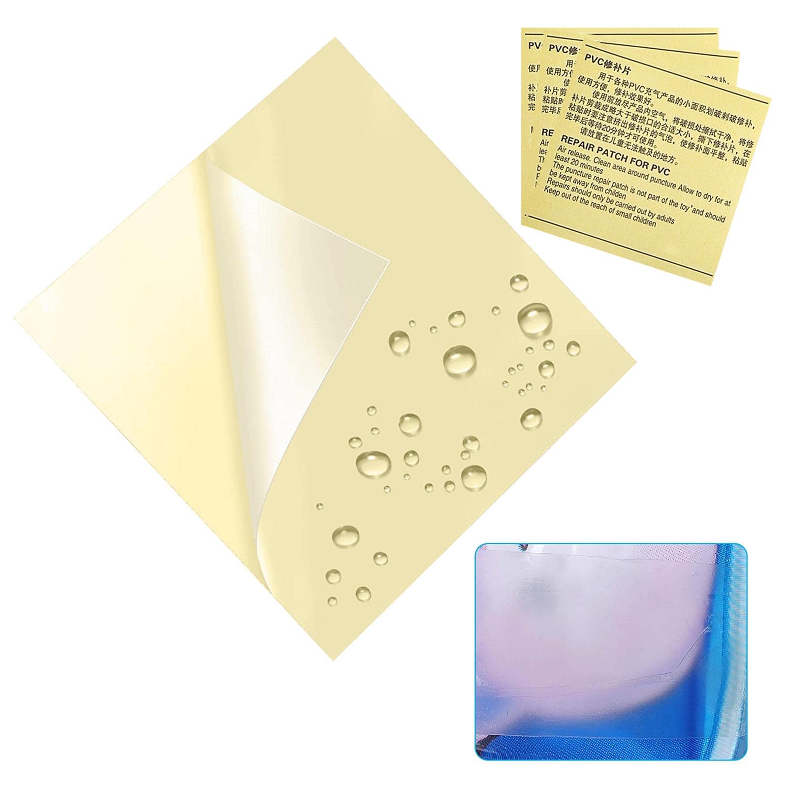 BigCheer Reparaturflicken Für Pool – 10 Selbstklebende PVC-Patches, Wasserdicht, Für Aufblasbare Betten, Boote & Schwimmbecken BigCheer Reparaturflicken Für Pool – 10 Selbstklebende PVC-Patches, Wasserdicht, Für Aufblasbare Betten, Boote & Schwimmbecken