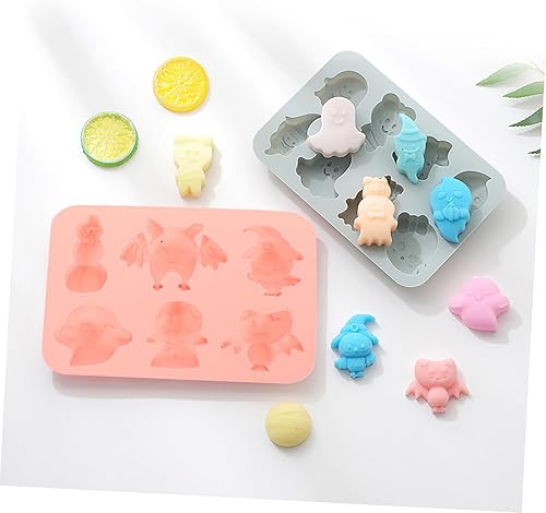 Miniatura 6 de ABOOFAN 10 Pcs baking mold molde para pastel cookie embossing sugar fondant halloween silicone cake Silicone Cake Mould cookie baking silicone