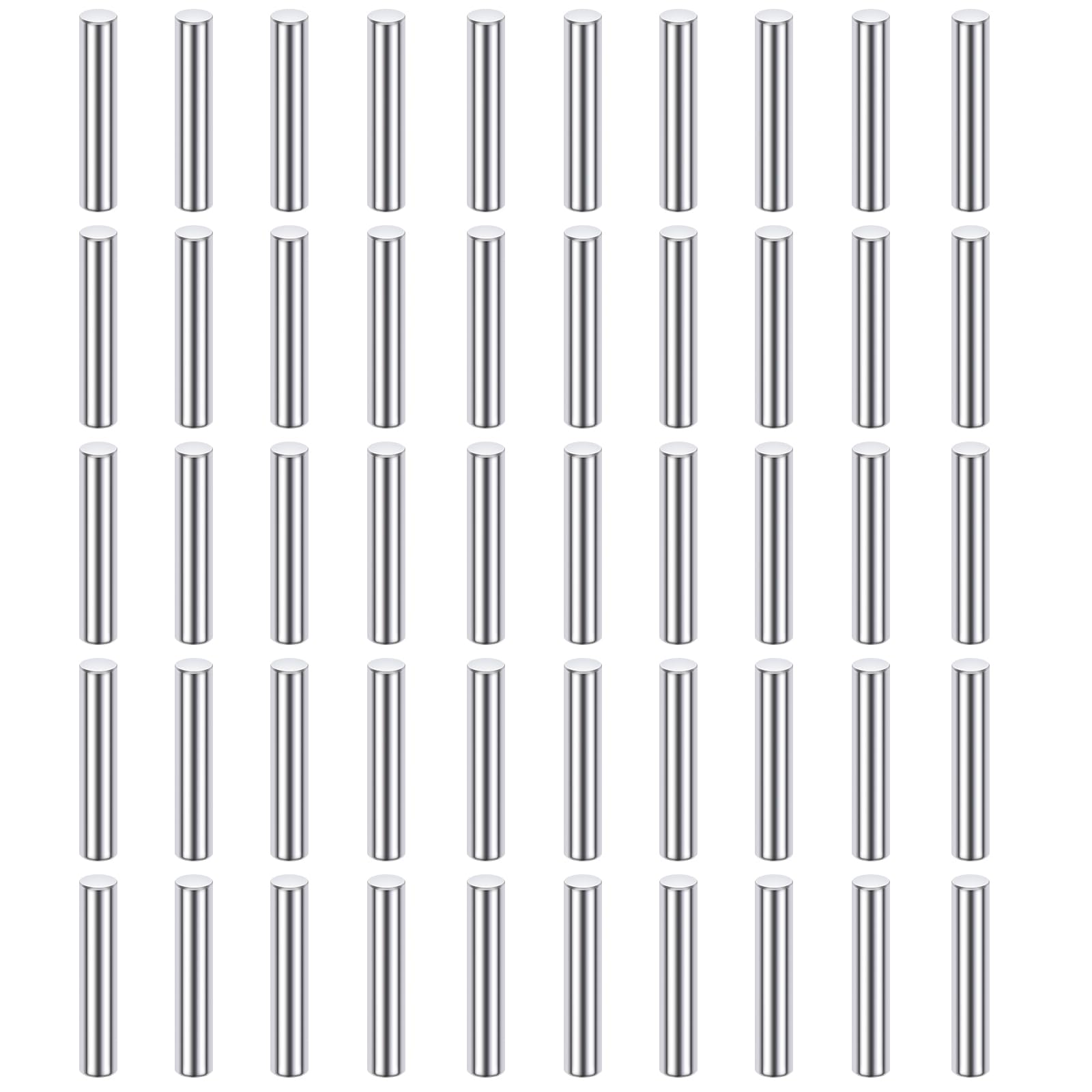 JGGZONE 2x10mm Dowel Pin Hex Steel Wheel Hub Nut Pins Hinge Pin Compatible with HSP Redcat Wltoys Tra-xxas MJX Hyper Go 1/10 1/14 1/16 RC Car Hardware