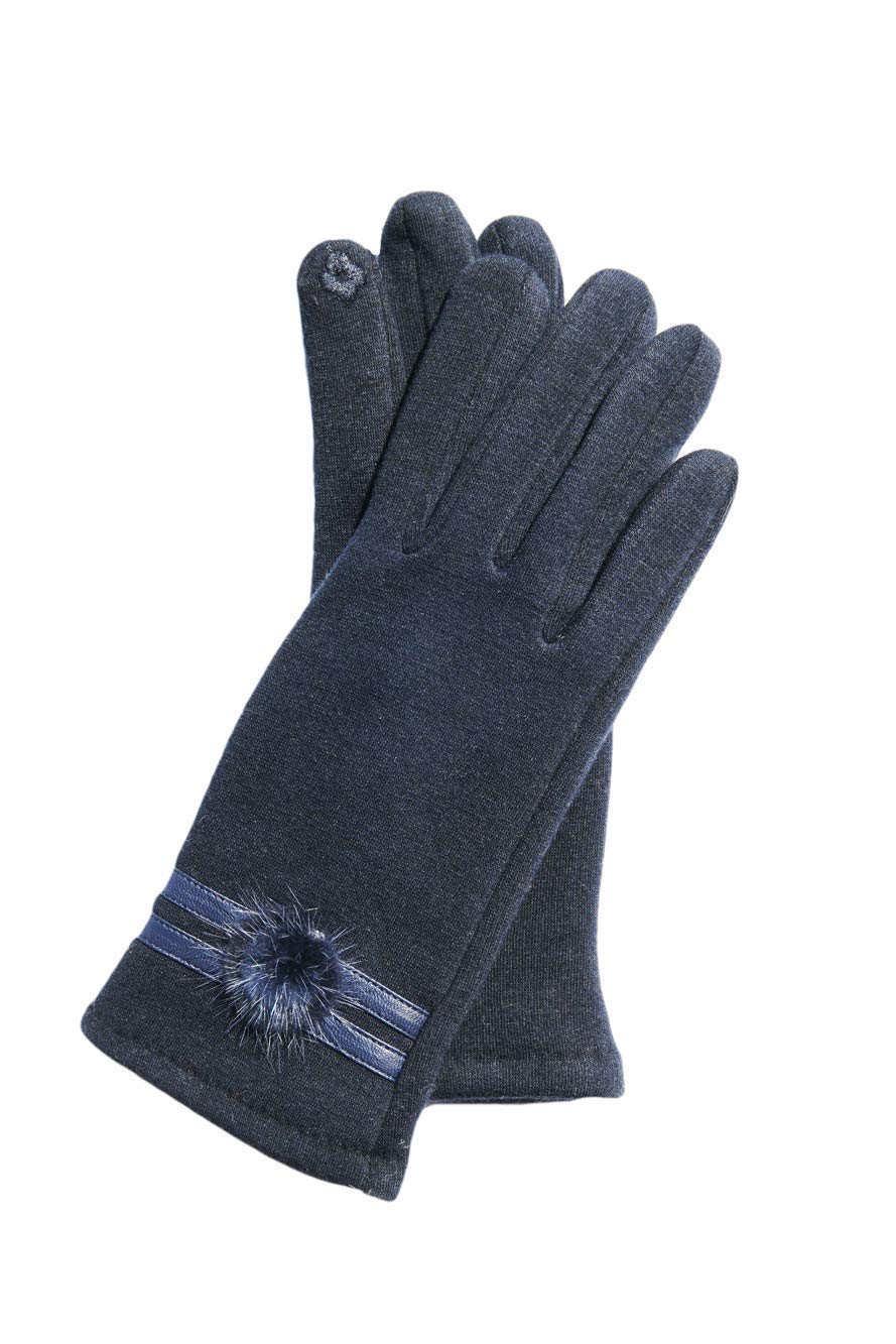 Toki Moon Women's Everyday Sport Smart Touch Glove Navy