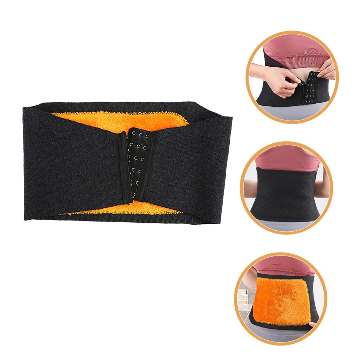 FRCOLOR Thickened Waist Belt Waist Wrap Trainer for Workout Postpartum Binder Lumbar Support Breathable Wear-resistant